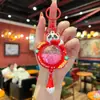 Chaveiro Meigo Desenho Animado Panda Vermelho Aromatizador Porta-Temperos Pingente Requintado Máquina de Garra Acessório Pequeno Pingente para Bolsa