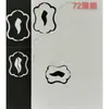 Chan Hua Dibujo de Patrón de Modelo de Papel Tarjeta de Corte Papel Pieza de Papel Plantilla de Modelo de Papel Paquete de Materiales para Pasador de Cabello DIY Accesorios para el Cabello 1