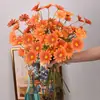 Atacado do Fabricante 5 Crisântemo Holandês Margarida Artificial Flor Cosmos Artificial Decoração de Casa Camomila Artificial