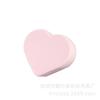 Esponja de Maquillaje Doble Uso en Forma de Corazón, Diseño Lindo, Suave y Elástica, No Absorbente, Para Difuminar el Maquillaje, Suave y Adaptable al Rostro