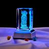 Bodhisattva Dizang 3d 3d láser tallado interior cubo de cristal decoración de pasillo artesanías adornos para el hogar