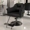 Cadeira elevatória para salão de cabeleireiro, cadeira simples giratória para permanente e coloração, cadeira de corte de cabelo de luxo leve moderna para salão, cadeira de barbeiro específica para salão
