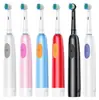 Escova de Dentes Elétrica Adulto Modelo a Pilha Seca À Prova d'Água DuPont Várias Cores Disponíveis Venda por Atacado de Fábrica Personalizado Comércio Exterior Mais Vendido