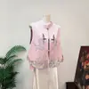 Chaleco bordado de doble fénix estilo chino nuevo Zhi Li, nuevo modelo Otoño 2026, cuello alto, elegante chaleco de estilo nacional