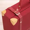 Caja de Regalo Portátil de Año Nuevo, Recuerdo de Boda, Caja de Dulces para Boda, Caja de Regalo Compañera de Lujo Accesible Retro, Caja de Regalo Festivo