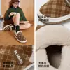 Sapatos Antigos de Algodão Femininos Inverno Quente Cixi Uso Doméstico Antiderrapante Solado Grosso Salto Coberto de Veludo Masculino Pode Ser Usado Fora 2026 Pantufas de Algodão