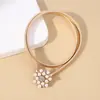Cinto Fino Elástico para Mulheres com Saia, Corrente Elástica Dourada na Cintura Decorativa para Vestido, Cinto de Cintura Metálico Simples e Versátil