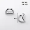 Accesorios de herrajes para bolso Kelly Cerradura de giro doble D Clavo de pie de puente arqueado Tornillo de ojo Bolso Equipaje Hebilla Kelly de múltiples especificaciones