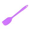 Raspador de silicona integrado de tamaño pequeño, raspador de mantequilla, raspador para hornear pasteles, espátula, raspador de harina en stock