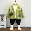 Suéter para Niños Primavera y Otoño Cárdigan de Punto para Niños Chaqueta Top de Otoño 2026 Nuevo de Moda Cárdigan para Niños de Principios de Otoño Elegante