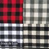 260 gramas de tecido jacquard xadrez espesso para lixar fio de poliéster e algodão tipo lã tingido em peça 150 xadrez bicolor em estoque