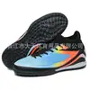 Zapatos de Fútbol para Hombre de Punto Fly-Knit de Caña Alta con Tacos de Goma Amortiguación Ligera Transpirables