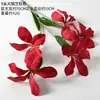 Vermelho vinho tema departamento simulação flor casamento hotel layout guia arranjo de flores rosa flor artificial material decoração casa atacado