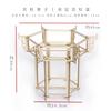 Soporte de Linterna Estilo Chino Tradicional Kit de Materiales para Soporte de Linterna de Madera Hecho a Mano DIY para Niños Soporte de Linterna de Conejo de Año Nuevo