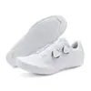 Modelo Nuevo de Verano 2025 Juego de Zapatos con Bloqueo para Bicicleta de Carretera para Hombre, Zapatos de Ciclismo Transpirables Sin Costuras y Sin Bloqueo con Suela Dura de Nylon