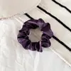 Nova Faixa de Cabelo Miaode Cor Pura Cetim Elegante de Intestino Grosso para Mulheres com Coque Baixo Preguiçoso e Rabo de Cavalo Baixo Sem Machucar o Cabelo Acessórios