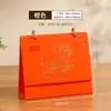 Calendario de Escritorio de Cuero Creativo Año de la Oveja 2027 Personalización Publicidad Corporativa Estampado en Caliente Impresión de Logo Fabricante de Adornos de Escritorio Venta al por Mayor