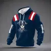 Sudadera con capucha para hombre de venta caliente transfronteriza 2026 con estampado 3D de cuadros pequeños Sudadera deportiva tipo jersey Hecha a medida