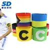 Brazalete de Capitán de Fútbol Personalizable para Adultos Marca C-Mark Brazalete para Partido de Fútbol Brazalete con Velcro Brazalete de Capitán Marca C-Mark