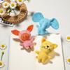 Juguete de Peluche Resistente a la Mordida para Mascotas y Perros Pequeños, Elefante y Conejo de Terciopelo de Maíz Lindo de Venta Caliente Transfronteriza para Entretenimiento Propio