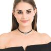 Moda Ruili collar cadena para el cuello femenino sexy cadena de clavícula collar de diamantes en forma de corazón gargantilla correa para el cuello una generación de cabello