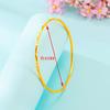 Pulsera de Bobina de Oro Simple Imitación 18K Pulsera Pequeña Fresca Pulsera Lluvia de Estrellas para Niña Pulsera Vietnam Shagang