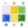 Venta Caliente Transfronteriza Juego de Cuentas Esféricas Facetadas de Cristal de Vidrio de 8 mm Materiales para Manualidades con Cuentas DIY Accesorios para Joyería Venta al por Mayor