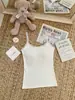 9081 # Camisola de Rayón Cepillado para Mujer, Encaje Dulce y Sexy con Almohadillas en el Busto, Hermosa Blusa sin Mangas para la Espalda