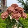 9 Rosas de AustinDecoração de Casamento, Arranjo Floral, Parede de Flores, Adereços de Fotografia, Decoração de Casa