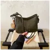 Bolso versátil para el día a día de moda transfronteriza para mujer, bolso de hombro cruzado de moda con textura de cuero encerado, bolso de axila de alta apariencia