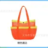 Bolsa de playa de red hueca transfronteriza de Amazon con múltiples bolsillos para baño, natación, gran capacidad, bolsa organizadora para juguetes
