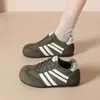 2026 Dexun Shoes Feminino Outono Novo Estilo Versão Coreana ins Estudante Feminina Casual Esportivo Versátil Tênis de Lona Estilo de Rua 26833