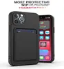 Adecuado para iPhone16promax tarjeta todo incluido 15 funda de teléfono móvil piel-sensación mate 14 paquete de tarjeta agujero fino 11 funda de teléfono móvil