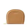 Portatarjetas de Acordeón Estilo Mini Concha de Gama Alta Pu Ranura Múltiple para Tarjetas Taomicmic Simple Estilo Ins Portatarjetas de Moda Portatarjetas de Identificación