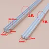 Trilho Deslizante de Plástico PVC para Portas Deslizantes, Trilho Deslizante de Porta de Aquário, Trilho Duplo Deslizante para Porta de Vidro Deslizante 3mm