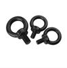 Acero Inoxidable Negro Mecánico Eslinga de Hombro Tornillo de Perno Lifting Giratorio Rosca Externa Anillo Redondo Extensible