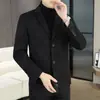 Outono Business High-End Novo Tendência Bonito Versátil Terno Jaqueta de Terno Casual Masculina Jaqueta de Terno Masculina de Botão Único
