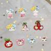 Hielo a través de la playa Dibujos animados de Hello Kitty Accesorios para uñas Hawái Lindo Gafas estéreo Gato KT Oso Accesorios para uñas