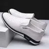 Zapatos de Cuero Transfronterizos para Hombre, Transpirables para las Cuatro Estaciones, Cuero Suave, Suela Suave, Zapatos de Papá Talla Grande 47, Moda de Negocios, Zapatos Casuales 46, Calzado para Hombre