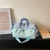 Bolsa de Viaje de Moda Portátil para Mujer, Almacenamiento, Ligera, Gran Capacidad, para Nadar, Deportes, Fitness, Viajes Cortos, Viajes de Negocios, Bolsa de Equipaje