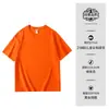 Camiseta Infantil Algodón Puro DIY Pintada a Mano Color Sólido Publicitaria Cultural Uniforme de Clase Estudiantes de Primaria Jardín de Infancia Manga Corta Logo Personalizado