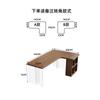 Escritorio de Esquina de Madera Maciza Escritorio para Computadora en Forma de L para Dormitorio en Casa Escritorio de Esquina Simple Moderno Escritorio de Escritura para Estudiantes