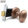 Cerradura de Puerta Interior de un Solo Lado Invisible Sin Llave para el Hogar Universal de Aleación de Zinc Cerradura Huevo de Ganso Cerradura de Doble Cara Personalizable