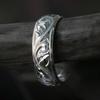 Anillo clásico de comercio exterior europeo y americano de Cao Shi, estilo unisex, anillos de flores, anillo diario sencillo que combina con todo.