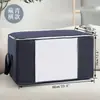 Caja de Almacenamiento para Colchas Amazon Transfronteriza Ventana Transparente Bolsa para Organizar Ropa Bolsa para Empacar al Mudarse Bolsa de Almacenamiento para Colchas del Hogar