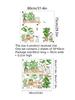 Nuevo MS6198-ZY - Adhesivo decorativo para pared, diseño de plantas verdes en maceta, autoadhesivo, para sala de estar y dormitorio