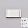 Moderno Simple Alambre Dibujado Aleación de Zinc Dorada Sin Taladro Puerta de Gabinete Tatami Cajón Puerta Invisible Manija Oculta Manija Plana