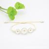 Directo de fábrica flor real flor de cinco pétalos pulsera de narcisos pulsera de cuentas de vidrio de flor de cerezo joyería de lugar escénico mercado nocturno femenina