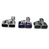 Adecuado para Toyota Noahvoxyesquire80 Tubo de Escape Modificado Acero Inoxidable Boca Cuadrada Garganta de Cola Decoración