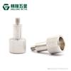 Herrajes Jinglong tornillos de paso personalizados tornillos de límite de posicionamiento no se sacan media rosca moleteado patrón recto giro manual cabeza grande